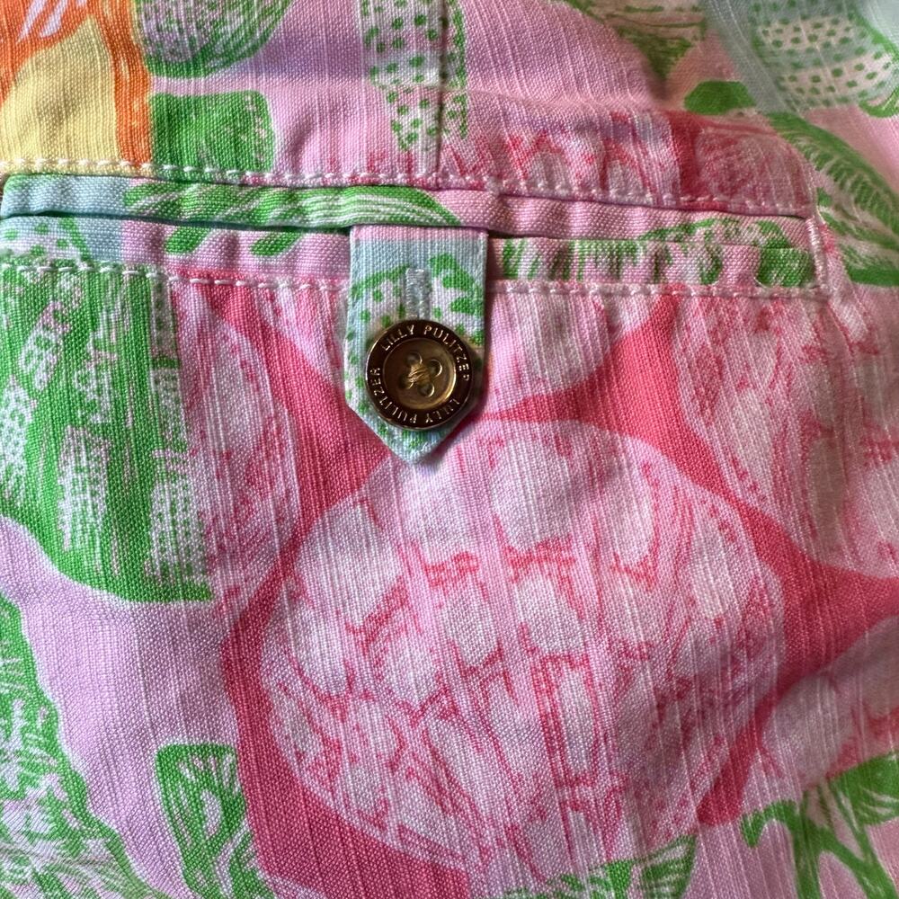 Lilly Pulitzer What The Shell Patchwork Capri Pan… - image 3